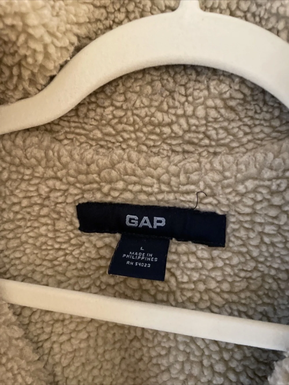 Vintage 2000s Gap Men’s Large Bomber Jacket Full Zip Khaki Tan